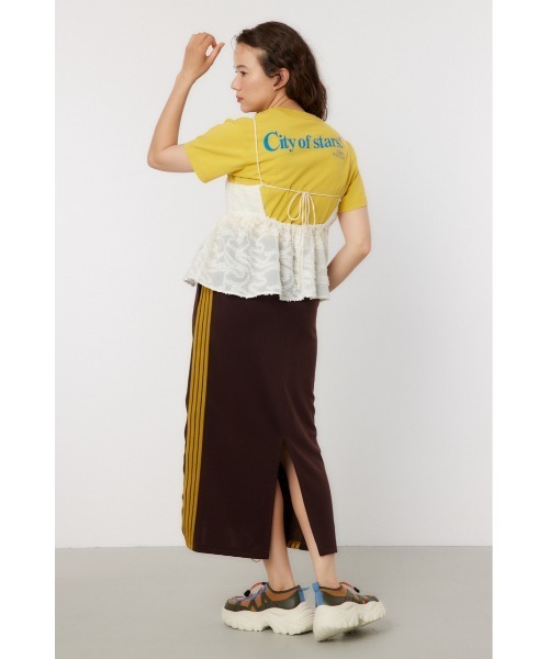 RODEO CROWNS WIDE BOWL（ロデオクラウンズワイドボウル）の「フリンジキャミソール（キャミソール・レディース・ブラック/オフホワイト・FREE）」の12枚目の写真