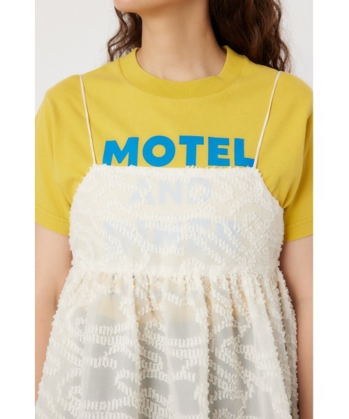 RODEO CROWNS WIDE BOWL（ロデオクラウンズワイドボウル）の「フリンジキャミソール（キャミソール・レディース・ブラック/オフホワイト・FREE）」の16枚目の写真