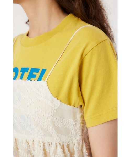 RODEO CROWNS WIDE BOWL（ロデオクラウンズワイドボウル）の「フリンジキャミソール（キャミソール・レディース・ブラック/オフホワイト・FREE）」の18枚目の写真