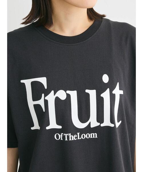 FRUIT OF THE LOOM(フルーツオブザルーム)の「■ FRUIT OF THE LOOM ロゴptTEE(Tシャツ/カットソー・レディース・ブラック/オフホワイト・FREE)」の21枚目の写真