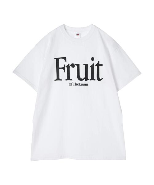 FRUIT OF THE LOOM(フルーツオブザルーム)の「■ FRUIT OF THE LOOM ロゴptTEE(Tシャツ/カットソー・レディース・ブラック/オフホワイト・FREE)」の11枚目の写真