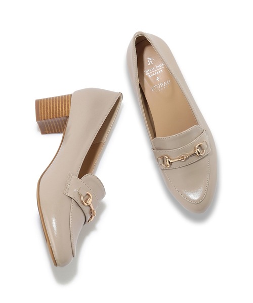 HARUTA（ハルタ）の「ROPE' PICNIC PASSAGE byHARUTA/リンクルエナメルヒールアップローファー（ローファー・レディース・ブラック/ベージュ系その他2・23.5cm/24.5cm/23.0cm/24.0cm）」の9枚目の写真