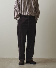 Steven Alan シャンブレーコーデュロイアーミーノープリーツトラウザーズ Steven Alan＞ ウール オックスフォード イン ツープリーツ