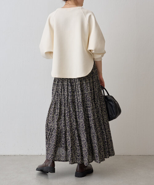 BEARDSLEY（ビアズリー）の「ダンボールサークルプルオーバー（Tシャツ/カットソー・レディース・ホワイト/ブラック/アイボリー/ライトグレー・FREE）」の19枚目の写真