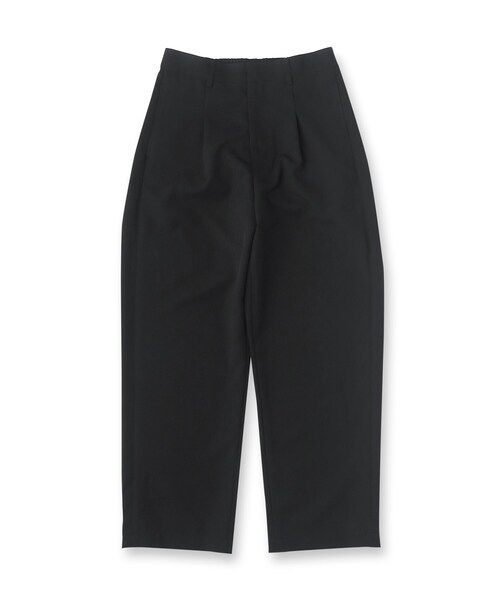 tk.TAKEO KIKUCHI(ティーケータケオキクチ)の「◆ダブルクロスルーズテーパードパンツ(セットアップ対応)(スラックス・メンズ・ブラック/ブラウン系/ダークグレー・03/02/01)」の12枚目の写真