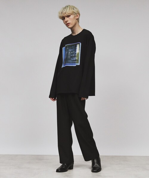 tk.TAKEO KIKUCHI(ティーケータケオキクチ)の「◆ダブルクロスルーズテーパードパンツ(セットアップ対応)(スラックス・メンズ・ブラック/ブラウン系/ダークグレー・03/02/01)」の20枚目の写真