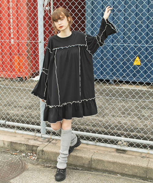 DRESS モスキートシールドロングスリーブT+ DRESS オーバーサイズT DRESS（釣り） DRESS モスキートシールドロングスリーブTシャツ