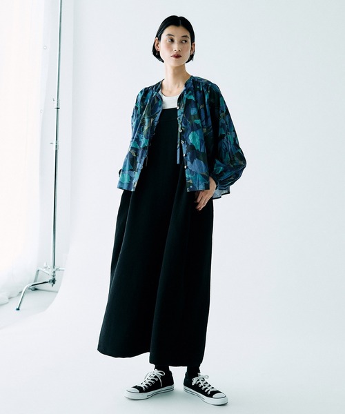 リバティプリントボレロブラウス　マリンフランセーズ 極美品マリンフランセーズリバティボレロブラウスリバティ