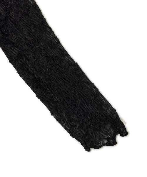 VIS（ビス）の「【前後2WAY】カットジャガードカーディガン【洗える】（カーディガン/ボレロ・レディース・ブラック/オフホワイト・FREE）」の17枚目の写真