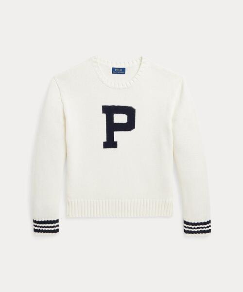 【セール】コットン レターマン セーター（ニット/セーター）｜POLO RALPH LAUREN CHILDRENSWEAR（ポロ ラルフ ローレン チルドレンズウェア）