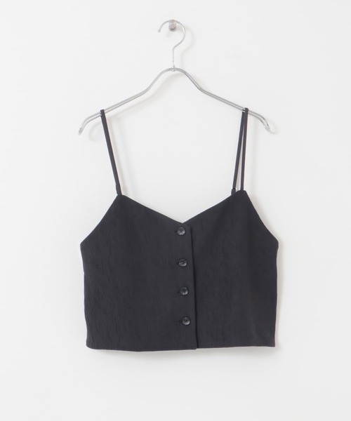 URBAN RESEARCH DOORS（アーバンリサーチドアーズ）の「キャミソールビスチェ（その他トップス・レディース・チャコールグレー/オフホワイト・MEDIUM）」の9枚目の写真