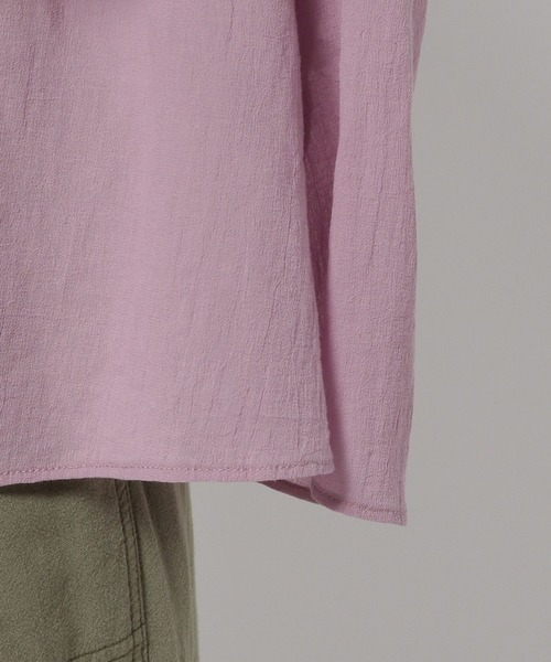 niko and...（ニコアンド）の「袖ギャザーリボンブラウス（シャツ/ブラウス・レディース・ブラウン/ピンク/オフホワイト・FREE）」の16枚目の写真