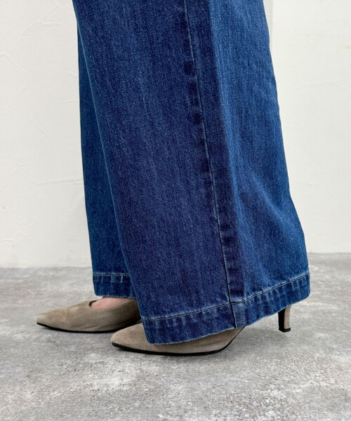 fredy emue（フレディエミュ）の「セミワイドデニムパンツ（デニムパンツ・レディース・サックスブルー/ブルー・36/38）」の20枚目の写真