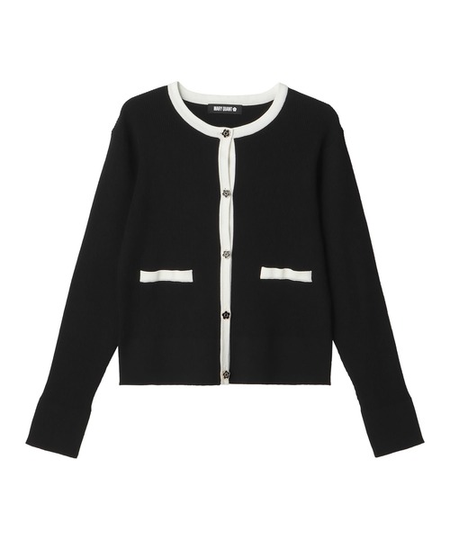 マリークワント MARY QUANT バイカラーエポデイジー アンサンブル M MARY QUANT（マリークワント）の「バイカラーエポデイジー