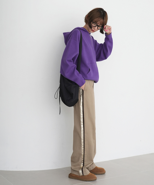 SLOBE citron.（スローブシトロン）の「《WEB限定/追加3》SLOBE citron. Nylon shoulder BAG（ショルダーバッグ・レディース・ブラック・FREE）」の2枚目の写真