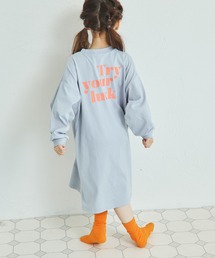 pairmanon（ペアマノン）の「バックプリント ビックシルエット ワンピース（ワンピース・キッズ）」