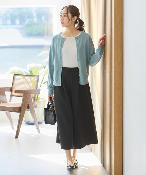 墨染めのような半纏からのガウチョパンツ 墨染めのような半纏からのガウチョパンツ