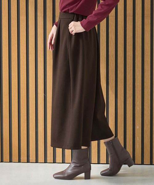 Honeys（ハニーズ）の「きれいめガウチョパンツ（その他パンツ・レディース・ボルドー/グリーン/ネイビー/モカ/ブラック/ブラウン・S/M/L/LL/3L）」の11枚目の写真