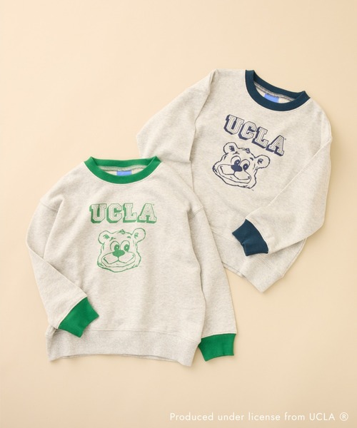 CIAOPANIC TYPY（チャオパニックティピー）の「【WEB限定】【KIDS】【UCLA】TYPY別注BIG JOEプリントリンガースウェット（スウェット・キッズ・グリーン/ネイビー・XX-LARGE/X-LARGE/LARGE/MEDIUM/SMALL）」の3枚目の写真