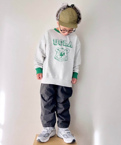 CIAOPANIC TYPY（チャオパニックティピー）の「【WEB限定】【KIDS】【UCLA】TYPY別注BIG JOEプリントリンガースウェット（スウェット・キッズ・グリーン/ネイビー・XX-LARGE/X-LARGE/LARGE/MEDIUM/SMALL）」の16枚目の写真