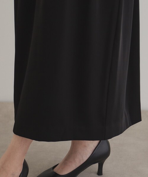 OPAQUE.CLIP（オペークドットクリップ）の「◆レイヤード風ドッキングワンピース/オケージョン対応【洗濯機洗い可】（ワンピース・レディース・ブラック系4/ネイビー系4・38/40/42）」の11枚目の写真