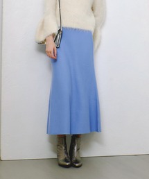 allureville | 【セットアップ対応可能】ウール混Wフェイスナローマーメイドスカート(スカート)