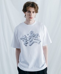 BLAYMORE | 【BLAYMORE】 Shadow-Font Graphic T / 刺繍+インクジェットプリント(Tシャツ/カットソー)