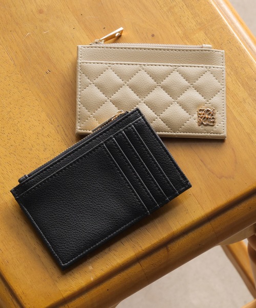 ALTROSE（アルトローズ）の「ミニ財布 カードケース キルティング フラグメントケース ルルナ（カードケース・レディース・ブラック/グレイッシュベージュ/アイボリー/グレー/ライトピンク・FREE）」の21枚目の写真