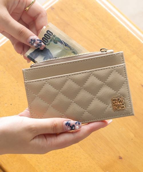 ☆優しいカラー☆ カードケース フラグメントケース Elegante 公式 tricolor フラグメントケース レディース 薄い
