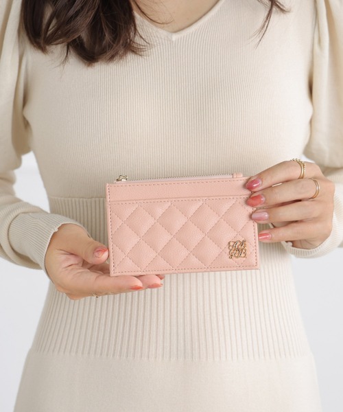 セール】ミニ財布 カードケース キルティング フラグメントケース