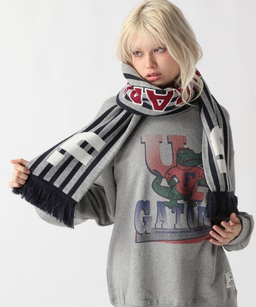 FOREVER 21（フォーエバー トゥエンティーワン）の「【2024FW】ジャガードマフラー（マフラー・レディース・レッド/グレー/ブルー・FREE）」の8枚目の写真