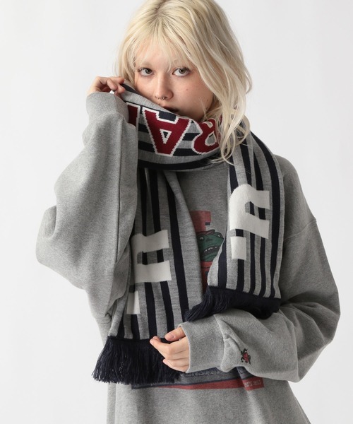 FOREVER 21（フォーエバー トゥエンティーワン）の「【2024FW】ジャガードマフラー（マフラー・レディース・レッド/グレー/ブルー・FREE）」の9枚目の写真