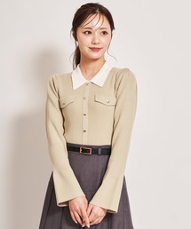 31 Sons de mode | ワークポケットリブニット(ニット/セーター)