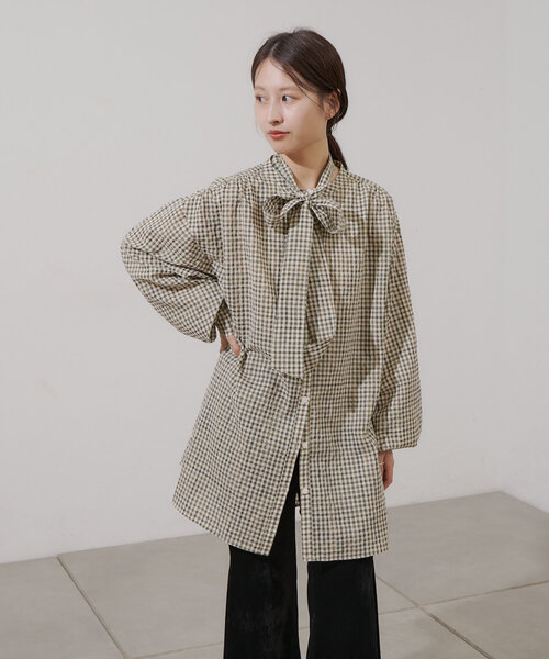 【セール】B ボウタイブラウス（シャツ/ブラウス）｜Kastane（カスタネ）