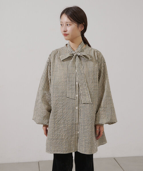 【セール】B ボウタイブラウス（シャツ/ブラウス）｜Kastane（カスタネ）