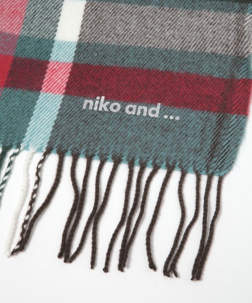 niko and...（ニコアンド）の「オリジナルチェックストール（ストール/ショール・レディース・その他1/グリーン/レッド/グレー/その他3/その他2/ネイビー/オフホワイト・0）」の19枚目の写真