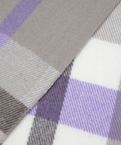 niko and...（ニコアンド）の「オリジナルチェックストール（ストール/ショール・レディース・その他1/グリーン/レッド/グレー/その他3/その他2/ネイビー/オフホワイト・0）」の16枚目の写真