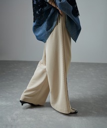 SALON adam et rope' | 【セットアップ対応】トリコットピケイージーリラックスパンツ(その他パンツ)