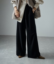 SALON adam et rope' | 【セットアップ対応】トリコットピケイージーリラックスパンツ(その他パンツ)