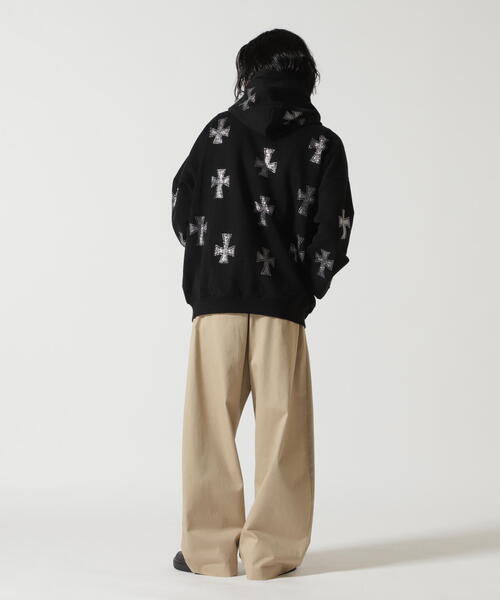 Unknown london パーカー 楽天市場】UNKNOWN LONDON / HCW Dagger Rhinestone Zip Hoodie