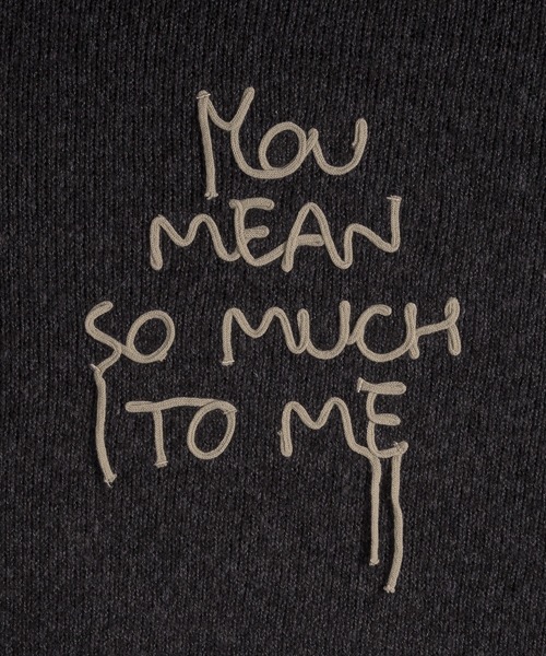 MUHET（ミュエータ）の「ロゴニット（ニット/セーター・レディース・ブラウン/ネイビー/チャコールグレー・MEDIUM/X-LARGE）」の7枚目の写真