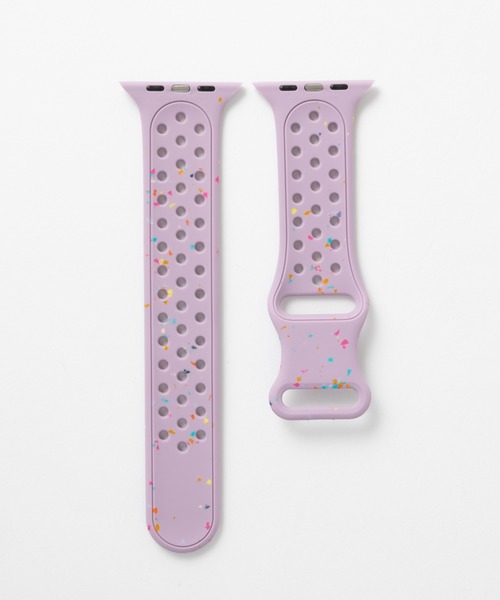 emonique(エモニーク)の「スマートウォッチバンド Apple Watch バンド シリコン製【38/40/41/42/44/45/49mm対応】(デジタル腕時計・レディース・ブラック/ライトピンク/ライトブルー/ホワイト/ピンク/ラベンダー/ミント・38/42)」の9枚目の写真