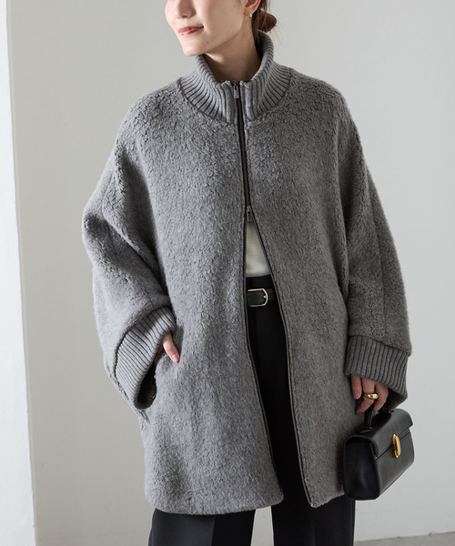 24AW✨VERMEIL par iena パイルラッセルシャギーZIPコート 24AW✨VERMEIL par iena パイルラッセルシャギーZIPコート 2025