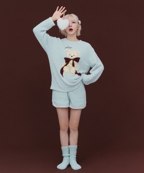 SNIDEL HOMEの短パンパジャマ SNIDEL HOME パジャマ ルームウェア 「icy baby」「SorbetTouch