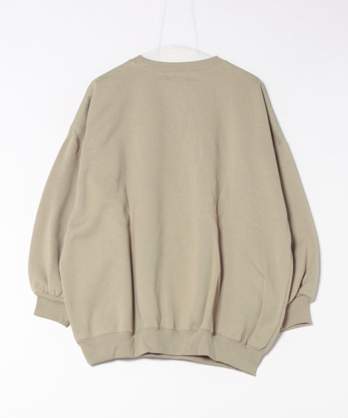 EGOIST(エゴイスト)の「ロゴ刺繍プルオーバー(スウェット・レディース・パープル/ベージュ/ブラック・FREE)」の5枚目の写真