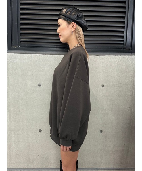 EGOIST(エゴイスト)の「ロゴ刺繍プルオーバー(スウェット・レディース・パープル/ベージュ/ブラック・FREE)」の13枚目の写真