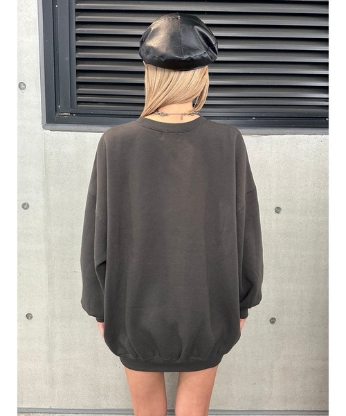 EGOIST(エゴイスト)の「ロゴ刺繍プルオーバー(スウェット・レディース・パープル/ベージュ/ブラック・FREE)」の14枚目の写真