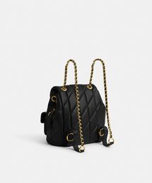 COACH キルティングバックパック ブラック COACH ブラック キルティングバックパック