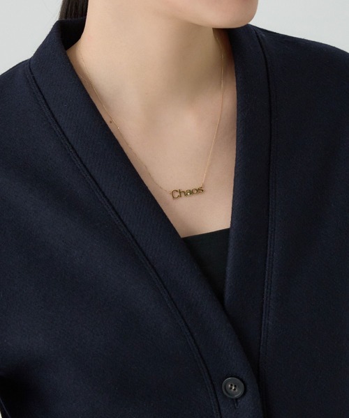 Chaos（カオス）の「Chaos(カオス)/レタードネックレス　ゴールド（ネックレス・レディース・ゴールド・FREE）」の3枚目の写真
