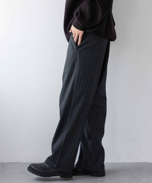 LOWRYS FARM（ローリーズファーム）の「ＴＲガラワイドパンツ　 284665（スラックス・メンズ・グレー/チャコールグレー・MEDIUM/LARGE）」の12枚目の写真